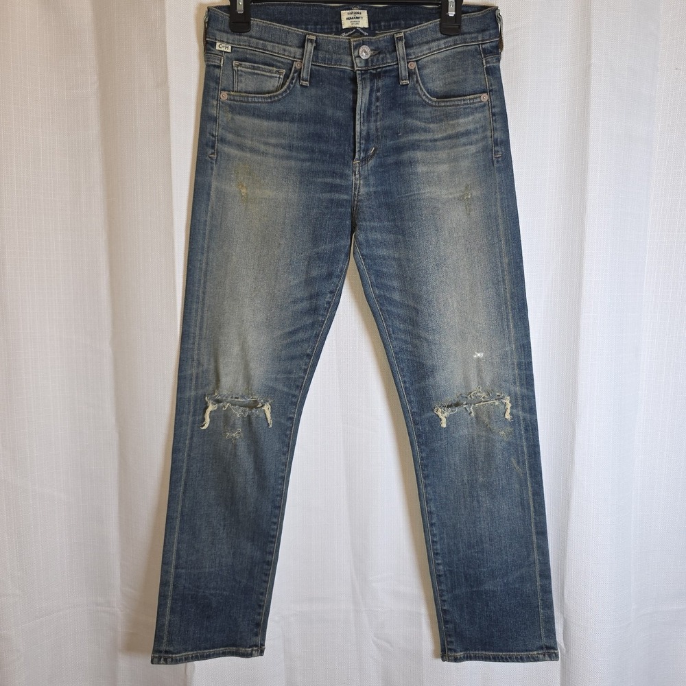 Citizens of Humanity Agnes Premium Vintage Mid Rise Slim Straight Jeans Women 26